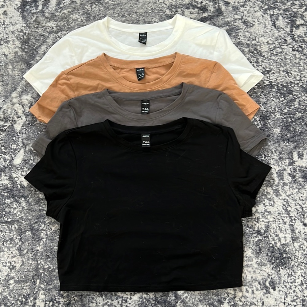 4 pack crop tops